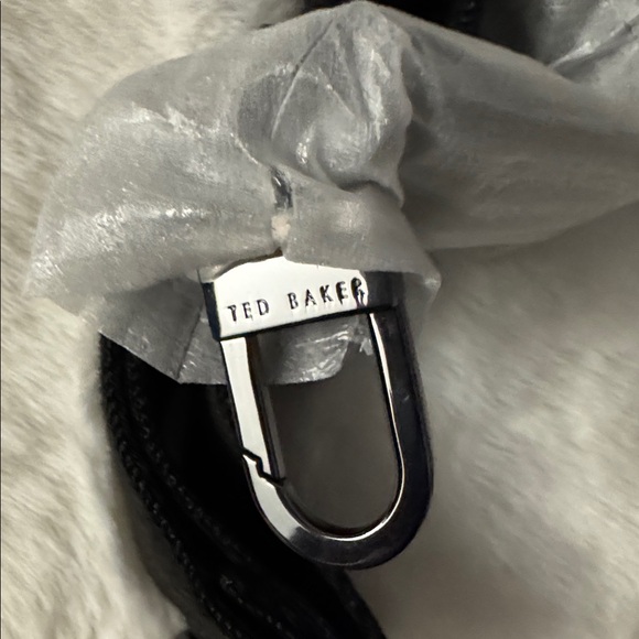 Ted Baker Black and White Herringbone Briefcase OBO - Picture 8 of 8